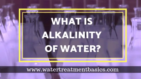 Alkalinity of water
