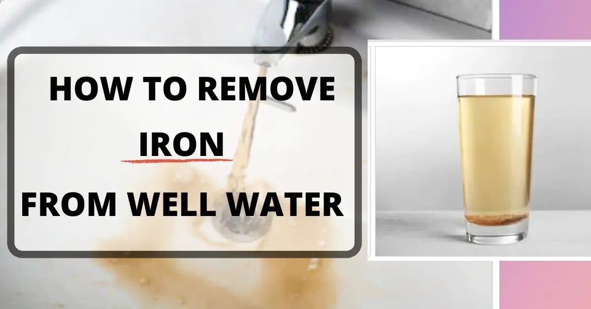 3 Proven Cheapest Way to Remove Iron From Well Water