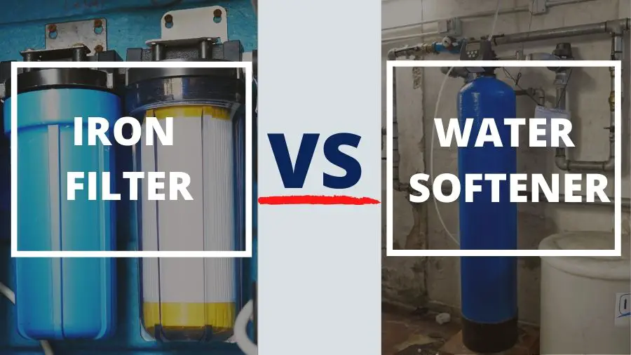 iron filter vs water softener
